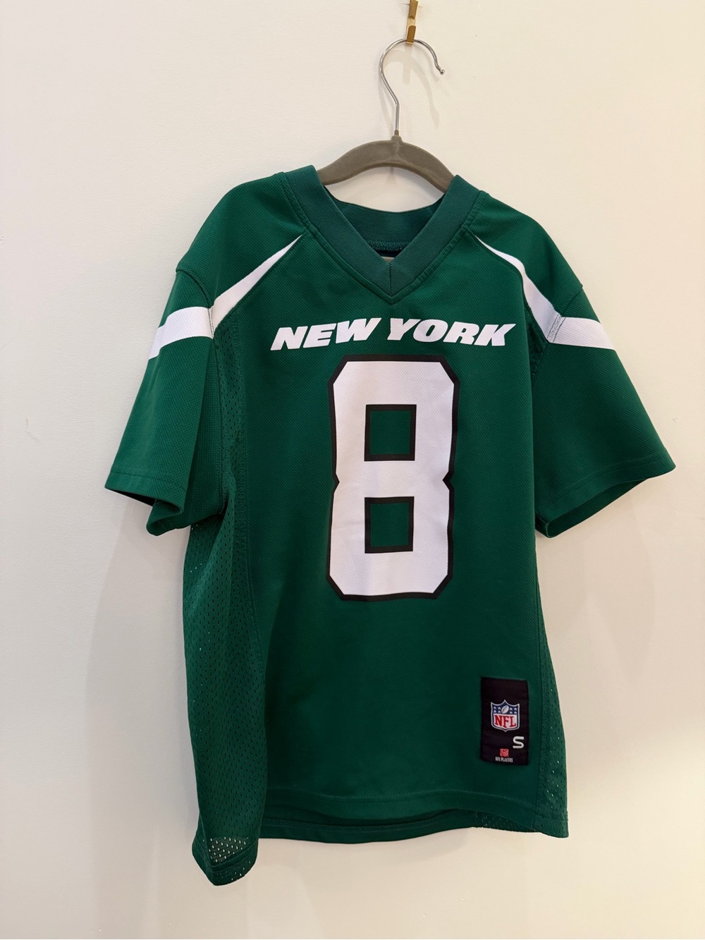 NFL Nike Aaron Rodgers NY Jets Football Jersey - Size Youth Small (8)